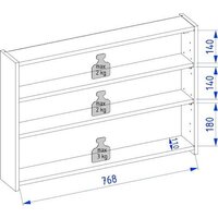  Lauter Шкаф с зеркалом Mia 80 (белый глянец) - Превью изображения №5 — Интернет-магазин ПроЗаказ