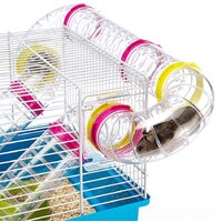 Клетка Ferplast Paula (голубой) 57906411W1 - Превью изображения №3 — Интернет-магазин ПроЗаказ