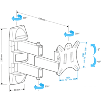 Кронштейн для телевизора Holder LCDS-5039 - Превью изображения №4 — Интернет-магазин ПроЗаказ