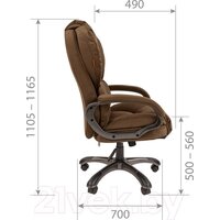 Офисное кресло CHAIRMAN Home 434 (ткань, Т-84 черный) - Превью изображения №7 — Интернет-магазин ПроЗаказ