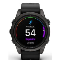 Умные часы Garmin Epix Pro Gen 2 Sapphire 42 мм (карбоново-серый титан/черный) - Превью изображения №2 — Интернет-магазин ПроЗаказ