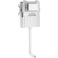 Унитаз приставной Roxen Antares в комплекте с инсталляцией Attach 5 в 1 966891 (кнопка: хром глянцевый) - Превью изображения №2 — Интернет-магазин ПроЗаказ