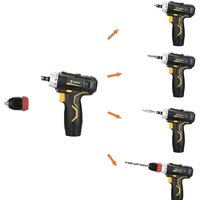 Ударная дрель-шуруповерт Deko GCD12DU3 SET4 063-4038 (с 2-мя АКБ, кейс, набор оснастки) - Превью изображения №8 — Интернет-магазин ПроЗаказ