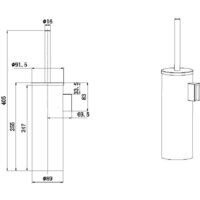 Ершик для унитаза Allen Brau Priority 6.31A09-MG 323766 (графит браш) - Превью изображения №4 — Интернет-магазин ПроЗаказ