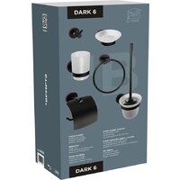 Набор аксессуаров для ванной Bemeta Dark 204600 (черный) - Превью изображения №8 — Интернет-магазин ПроЗаказ