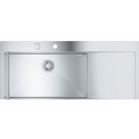 Кухонная мойка Grohe K1000 80-S 116/52 1.0 lh 31581SD1 (левая) - Превью изображения №2 — Интернет-магазин ПроЗаказ
