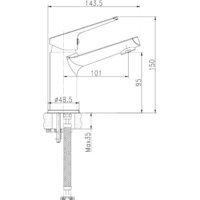 Смеситель Cersanit Flavis 63034 - Превью изображения №2 — Интернет-магазин ПроЗаказ