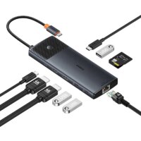 Док-станция Baseus Metal Gleam Series II 10-in1 USB Hub B00061800123-00 - Превью изображения №1 — Интернет-магазин ПроЗаказ