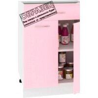 Шкаф напольный Кортекс-мебель Корнелия Лира НШ60р1ш без столешницы (белый) - Превью изображения №3 — Интернет-магазин ПроЗаказ