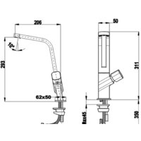 Смеситель TEKA Maestro 116030031 - Превью изображения №6 — Интернет-магазин ПроЗаказ