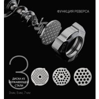 Мясорубка Polaris PMG 2582 - Превью изображения №15 — Интернет-магазин ПроЗаказ