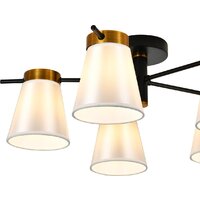 Люстра средней высоты Escada 120005/5R ES0000055 (Black/Gold) - Превью изображения №3 — Интернет-магазин ПроЗаказ