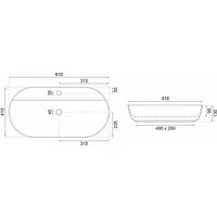 Умывальник Rea Aura 61 REAU6618 - Превью изображения №5 — Интернет-магазин ПроЗаказ