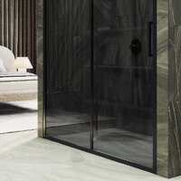 Душевая дверь MaybahGlass 195x120 MGD-1284-6 (графит/черный) - Превью изображения №5 — Интернет-магазин ПроЗаказ