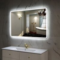  Пекам Зеркало Marta 1 100x80 marta1-100x80s (с подсветкой и сенсором на прикосновение) - Превью изображения №8 — Интернет-магазин ПроЗаказ