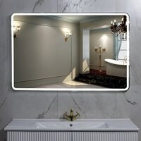  Пекам Зеркало Marta 1 100x80 marta1-100x80s (с подсветкой и сенсором на прикосновение) - Превью изображения №7 — Интернет-магазин ПроЗаказ