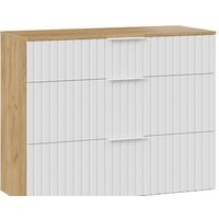 Тумба для обуви Трия Хилтон комбинированная Исп.2.3 (дуб крафт золотой/белый матовый) - Превью изображения №4 — Интернет-магазин ПроЗаказ