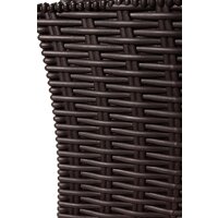 Скамейка ВПМ Ротанг 2-х местный 6199037 (темно-коричневый) - Превью изображения №6 — Интернет-магазин ПроЗаказ