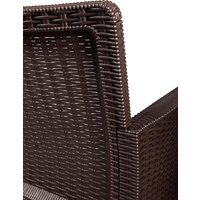 Скамейка ВПМ Ротанг 2-х местный 6199037 (темно-коричневый) - Превью изображения №9 — Интернет-магазин ПроЗаказ