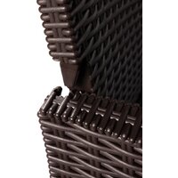 Скамейка ВПМ Ротанг 2-х местный 6199037 (темно-коричневый) - Превью изображения №7 — Интернет-магазин ПроЗаказ