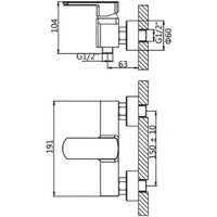 Смеситель AV Engineering AVHLN5-A096-699 - Превью изображения №2 — Интернет-магазин ПроЗаказ