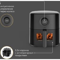 Аэрогриль (аэрофритюрница) Hyundai HYF-5003 - Превью изображения №3 — Интернет-магазин ПроЗаказ