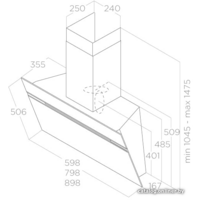 Кухонная вытяжка Elica Stripe IX/A/90/LX PRF0100993C - Превью изображения №4 — Интернет-магазин ПроЗаказ