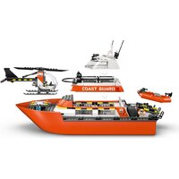 Конструктор LEGO City 60504 Спасательный катер и вертолет береговой охраны - Превью изображения №4 — Интернет-магазин ПроЗаказ