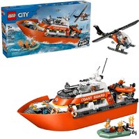 Конструктор LEGO City 60504 Спасательный катер и вертолет береговой охраны - Превью изображения №1 — Интернет-магазин ПроЗаказ