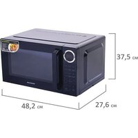Микроволновая печь BRASSON MW2390D-6BL - Превью изображения №4 — Интернет-магазин ПроЗаказ
