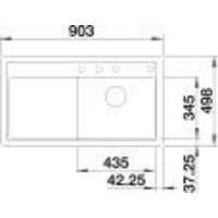 Кухонная мойка Blanco Zenar 5 S-F 527183 (мягкий белый) - Превью изображения №3 — Интернет-магазин ПроЗаказ