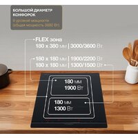 Варочная панель Hyundai HHI 3855 BG - Превью изображения №9 — Интернет-магазин ПроЗаказ