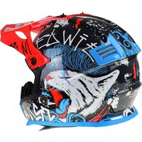 Мотошлем LS2 MX437 Fast 2 Mini Starmaw (S, черный) - Превью изображения №8 — Интернет-магазин ПроЗаказ