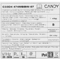 Стирально-сушильная машина Candy C33D4 474MBBW07 - Превью изображения №9 — Интернет-магазин ПроЗаказ