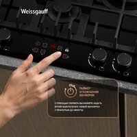 Варочная панель Weissgauff HGG 642 BGH Double Wok Timer - Превью изображения №9 — Интернет-магазин ПроЗаказ