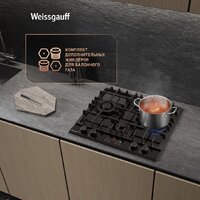Варочная панель Weissgauff HGG 642 BGH Double Wok Timer - Превью изображения №20 — Интернет-магазин ПроЗаказ