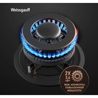 Варочная панель Weissgauff HGG 642 BGH Double Wok Timer - Превью изображения №12 — Интернет-магазин ПроЗаказ