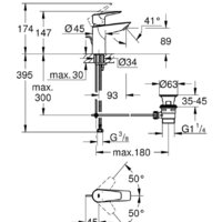 Смеситель Grohe Bauedge 23328001 - Превью изображения №5 — Интернет-магазин ПроЗаказ