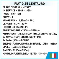 Конструктор Cobi Historical Collection WWII Fiat G.55 Centauro - Превью изображения №5 — Интернет-магазин ПроЗаказ