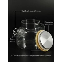 Заварочный чайник Pomi d'Oro Neri P250088 - Превью изображения №6 — Интернет-магазин ПроЗаказ