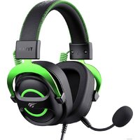 Наушники Havit Gamenote H2002e (черный/зеленый) - Превью изображения №2 — Интернет-магазин ПроЗаказ