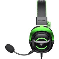 Наушники Havit Gamenote H2002e (черный/зеленый) - Превью изображения №7 — Интернет-магазин ПроЗаказ