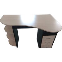 Стол Компас мебель КС-003-06 (венге темный/дуб молочный) - Превью изображения №2 — Интернет-магазин ПроЗаказ