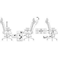 Офисное кресло Бюрократ MC-612N-H/B/418B (черный) - Превью изображения №6 — Интернет-магазин ПроЗаказ
