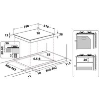 Варочная панель Whirlpool TKRL 661 NB - Превью изображения №5 — Интернет-магазин ПроЗаказ