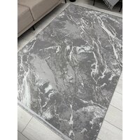Ковер для жилой комнаты Radjab Carpet Афина Прямоугольник 9012A 12846RK (1.6x2.3, Grey/Grey) - Превью изображения №4 — Интернет-магазин ПроЗаказ
