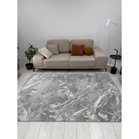 Ковер для жилой комнаты Radjab Carpet Афина Прямоугольник 9012A 12846RK (1.6x2.3, Grey/Grey) - Превью изображения №3 — Интернет-магазин ПроЗаказ