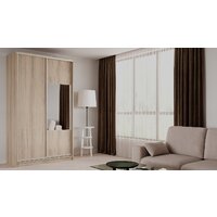 Шкаф-купе Рэйгрупп 158 EEX Elgon РГ-04.05 (дуб элисон/дуб элисон/хром) - Превью изображения №6 — Интернет-магазин ПроЗаказ