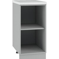 Шкаф напольный ДСВ Тренто С 400 левый (серый/серый) - Превью изображения №4 — Интернет-магазин ПроЗаказ