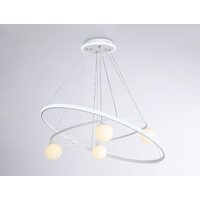 Подвесная люстра Ambrella light Comfort FL66326/1+4 WH (белый) - Превью изображения №4 — Интернет-магазин ПроЗаказ